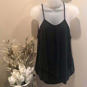 Green Envelope Strap Black Top Size Medium
